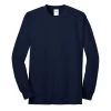 Port & Company Men's Navy Tall Long Sleeve Core Blend Tee