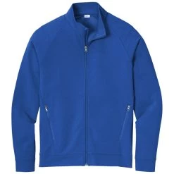 Sport-Tek Men's True Royal Sport-Wick Flex Fleece Full-Zip