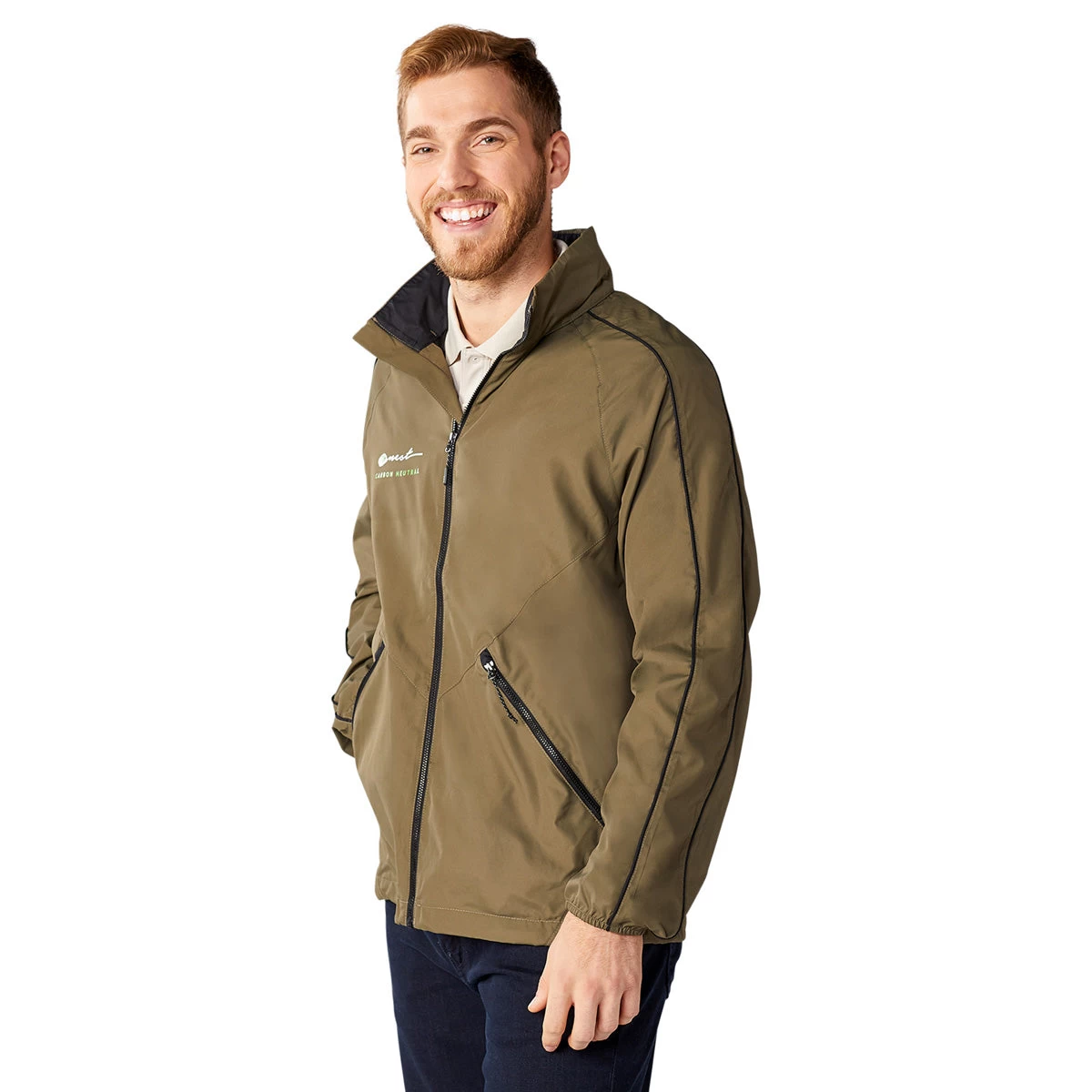 Elevate Men's Loden/Black Rincon Eco Packable Jacket - Image 6