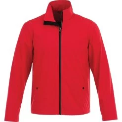 Elevate Men's Team Red Karmine Softshell Jacket