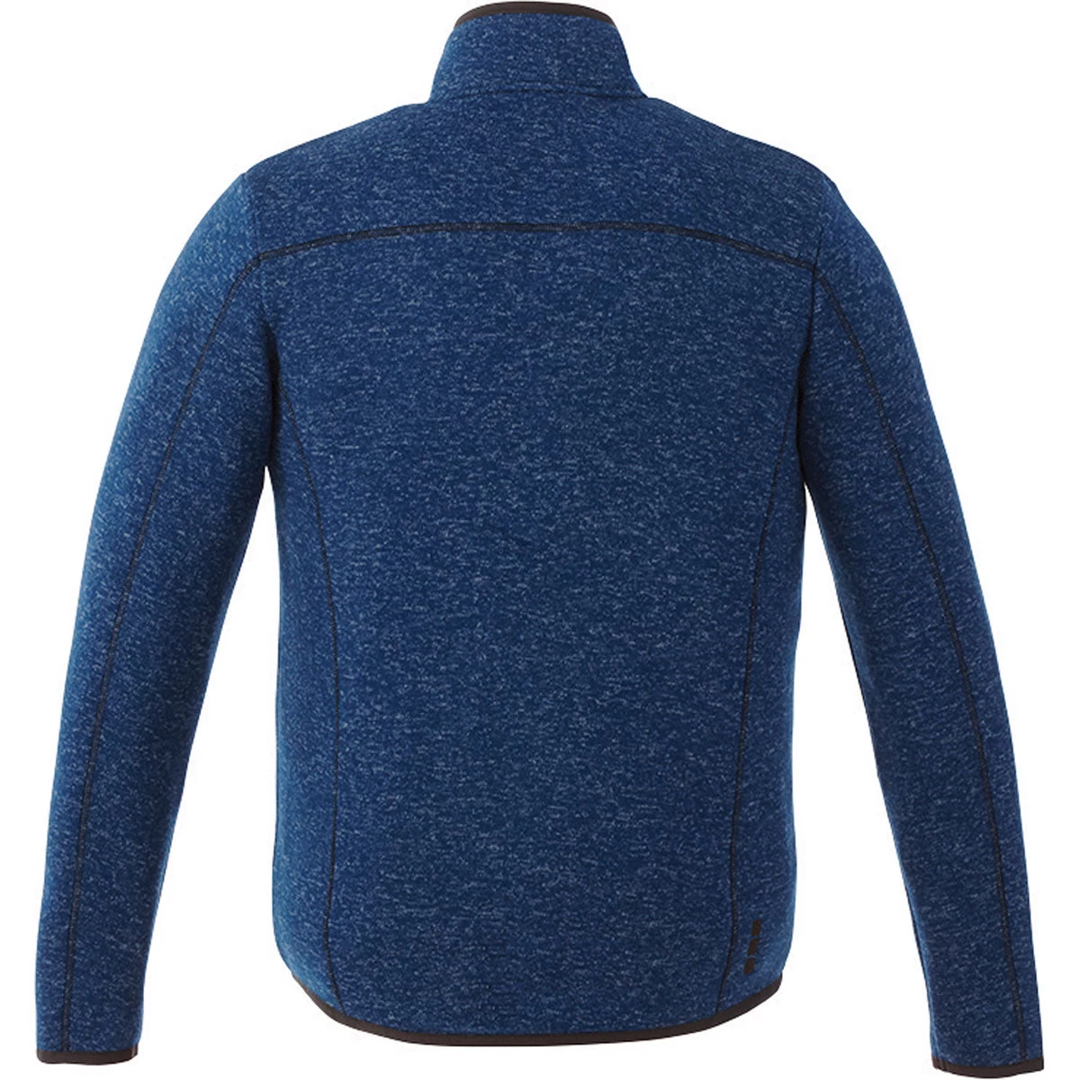 Elevate Men's Metro Blue Heather Tremblant Knit Jacket - Image 2