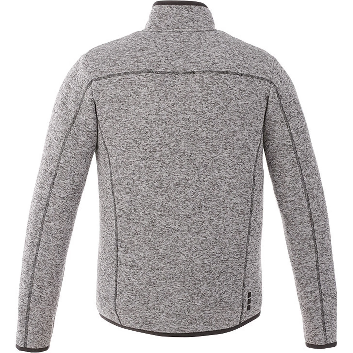 Elevate Men's Light Heather Grey Tremblant Knit Jacket - Image 2