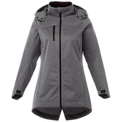 Elevate Women's Black Smoke Bergamo Softshell Jacket