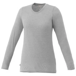 Elevate Women's Heather Grey Holt Long Sleeve Tee