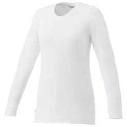 Elevate Women's White Holt Long Sleeve Tee