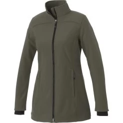 Elevate Women's Amazon Green Vernon Softshell Jacket