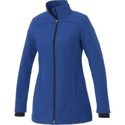 Elevate Women's Metro Blue Vernon Softshell Jacket