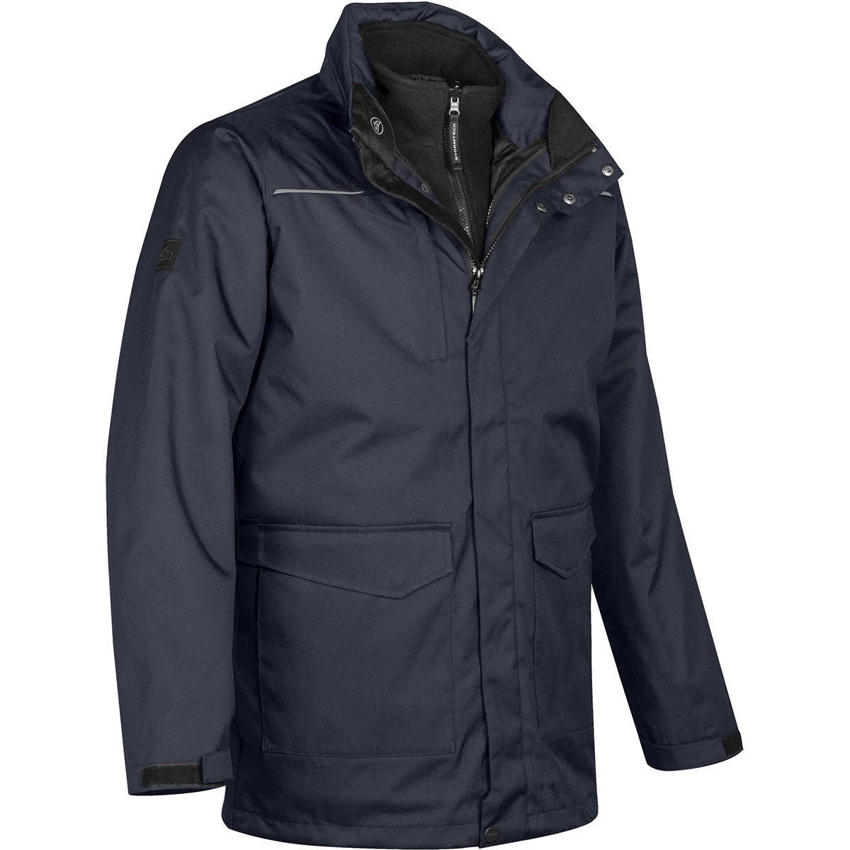 Stormtech Men's Navy Vortex Hd 3-In-1 System Parka - Image 3
