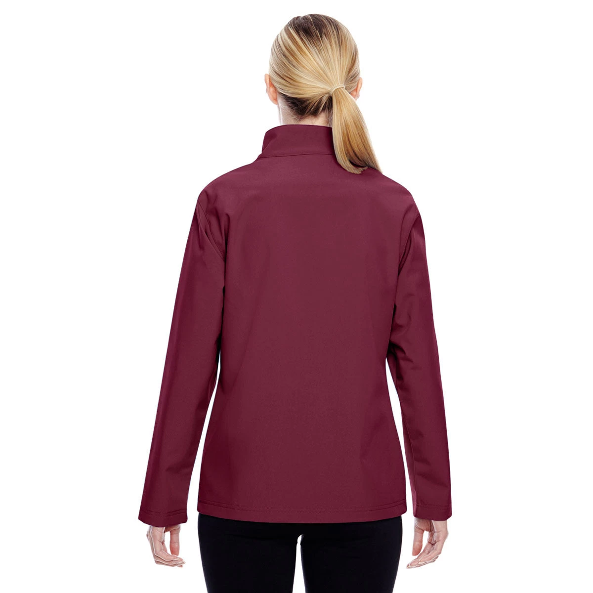 Team 365 Women's Sport Dark Maroon Leader Soft Shell Jacket - Image 3