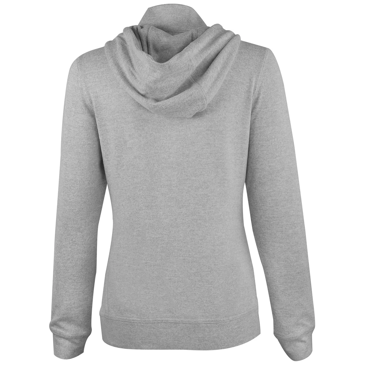 Greg Norman Women's Grey/Heather Lab 1/4 Zip Hoodie - Image 2
